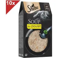 Sheba Kattenvoer - Soep Natvoer - Kip - 40x40g