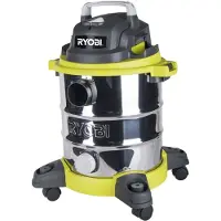 Ryobi RVC-1220I-G - Trommelstofzuiger - Zakloos - 20l inhoud - Nat/droog - Snoerlengte 4m