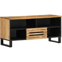 vidaXL Tv-meubel 100x34x46 cm massief ruw mangohout