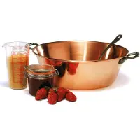 Baumalu Copper jam pan 38 cm 12/10 stainless steel handles - approximately 9 letters