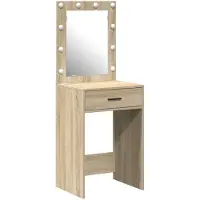 vidaXL Kaptafel Sonoma Eik 50 x 41 x 135 cm Bewerkt hout