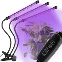 Gardlov Kweeklamp LED 20 LED (13 Rood/7 Blauw) - 2 Stuks - USB- Groeilamp - Kweeklamp - Rood 630nm / Blauw 472nm - Groei & Bloei - Grow light - 3 licht modi - Timer