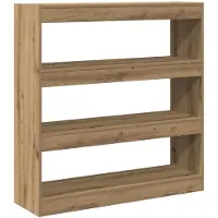 vidaXL Boekenkast 3-laags 100 x 30 x 103 cm Bewerkt hout