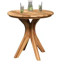 vidaXL Bijzettafel Bruin 55 x 55 x 51 cm Massief Teakhout