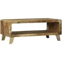 vidaXL Salontafel Bruin 90 x 50 x 35 cm Massief Mango Hout