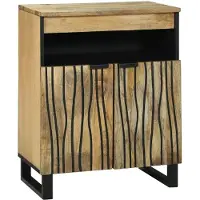 vidaXL Dressoir Bruin 60 x 33 x 75 cm massief mangohout