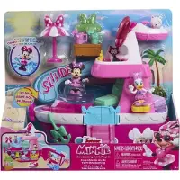 Just Play Interactief speelgoed - DISNEY MINNIE MOUSE - Minnie's jacht - Jacht met 14 accessoires, omkleedkleding en zwembad