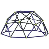 vidaXL Klimdome voor kinderen Blauw 6FT zonder Slide Staal