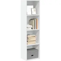 vidaXL Boekenkast 40x30x152 cm bewerkt hout wit