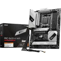 MSI PRO B650-A WIFI, AMD, Socket AM5, Compatibel met AMD Ryzen 7000-serie, AMD Ryzen 8000-serie, AMD Ryzen 9000-serie, Socket AM5, 256 GB, DDR5-SDRAM