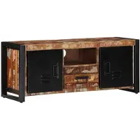 vidaXL Tv-meubel 100x30x40 cm massief gerecycled hout