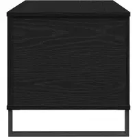 vidaXL Salontafel Zwart Eiken 90 x 44,5 x 45 cm Bewerkt hout