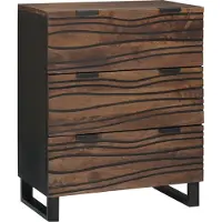 vidaXL Dressoir Bruin 60 x 33.5 x 75 cm Massief mangohout