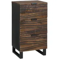 vidaXL Dressoir met lade Bruin 40 x 33 x 75 cm massief mangohout