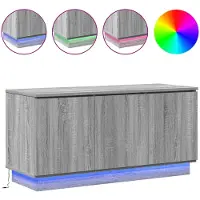 vidaXL TV-meubels, 100 x 38 x 49 cm, grijs, Sonoma-look, houtvezel