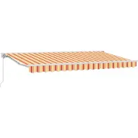 vidaXL Zonnescherm Frame Multikleur 400 x 200 cm