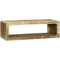vidaXL TV Kast Bruin 80 x 30 x 25 cm Massief mangohout