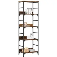 vidaXL Boekenkast 50x33x153 cm bewerkt hout oud houtkleurig