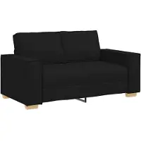 vidaXL 2-zitsbank Zwart 160x78x84 cm Stof