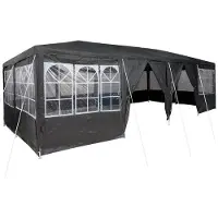 vidaXL Partytent Antraciet 800 x 400 x 266 cm Polyetheen