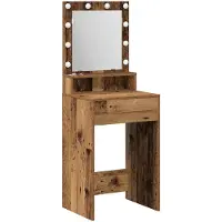 vidaXL Kaptafel Oudhout 50 x 41 x 135 cm Bewerkt hout