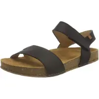El naturalista Heren Leren sandalen N5790 Balance zwart (41), Leer, Plat, 1 tot 3 cm, Klittenband, Casual 257901101005_001