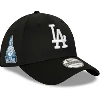 New Era pet MLB 9FORTY Los Angeles Dodgers World Series Patch Cap heren One size
