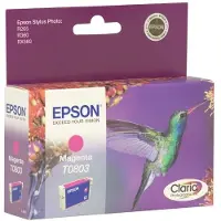 Epson Cartouche d'encre Claria T0803 Colibri - Magenta