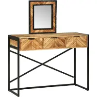 vidaXL Kaptafel met lade Bruin 100 x 40 x 120 cm Massief Acacia Hout