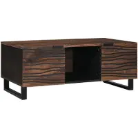 vidaXL Salontafel, walnootkleur, 100 x 54 x 40 cm, houtvezel