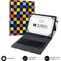 Subblim Case for Tablet and Keyboard Squares Spanish Qwerty