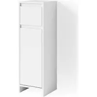 Vicco Emma Halfhoge kast – 30 x 95 cm Wit