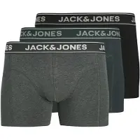 Jack & Jones Heren plus size boxershorts trunks jacblack friday 3-pack multicolor