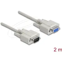 DeLOCK Seriële kabel rel. SUB-D 9 1,8 m St/Bu - Delock