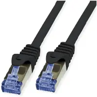 Value Outdoor patchkabel Cat.6A (klasse EA) S/FTP (PiMF), massieve kabel, LSOH, zwart, 30 m