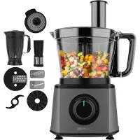 Cecotec Stabmixer-set Paprika 2000, zilverkleurig, 2000 watt, 3,5 liter