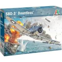 Wittmax Modelbouwpakket Vliegtuigen - 2841 Douglas SBD-3 Dauntless WWII - Amerikaans Propellervliegtuig Plastic - 1:48 - Modelbouw
