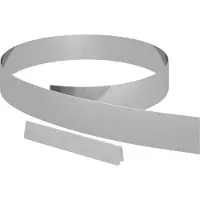 vidaXL Grasafscherming 4 st 450 x 10 cm Gegevens staal Zilver
