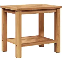 vidaXL Salontafel met opslag Bruin 50 x 35 x 45 cm Massief Teakhout