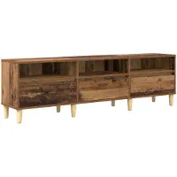 vidaXL TV Kast 150 x 30 x 45 cm Oud Hout Bewerkt hout