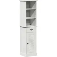 vidaXL Badkamermeubel Set VIGO 2 st Wit en Antiek Wit 37 x 34 x 150 cm