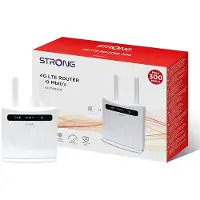 Strong 4G LTE router, , 300 Mbit/s, met 4 LAN-poorten en SIM-kaartslot
