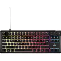 Corsair Clavier gaming filaire K55 Core TKL RGB Azerty Français Noir