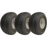 Parnells 20x10.00-8 Graswielen voor grasmaaiers, 4-laags, Wanda P332, goedgekeurd voor de openbare weg, 4” PCD (set van 3)