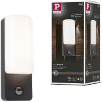 Paulmann Bonnie PIR 94851 LED-buitenlamp (wand) LED LED vast ingebouwd 8.5 W Antraciet