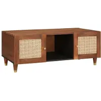 vidaXL Salontafel 100 x 54 x 40 cm Massief Mango Hout