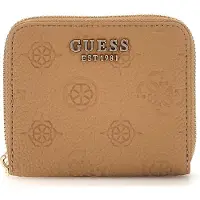 GUESS Portemonnee Cresidia SLG Zip Around Wallet Beige Lichtbruin