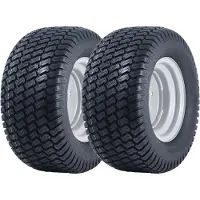 Parnells 20x10.00-10 Gazonmaaierwiel, 4-laags, grasprofiel P332, goedgekeurd voor gebruik op de openbare weg, velg met 4 inch steek (set van 2)