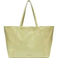 Liebeskind Chudy Paper Touch Crinkle L Shopper geel groen