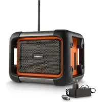 Powerplus dual Power draagbare werfradio POWDP8061 - 20 V radio - met USB aansluting, Bluetooth en DAB+/FM zenders - Zonder accu en lader